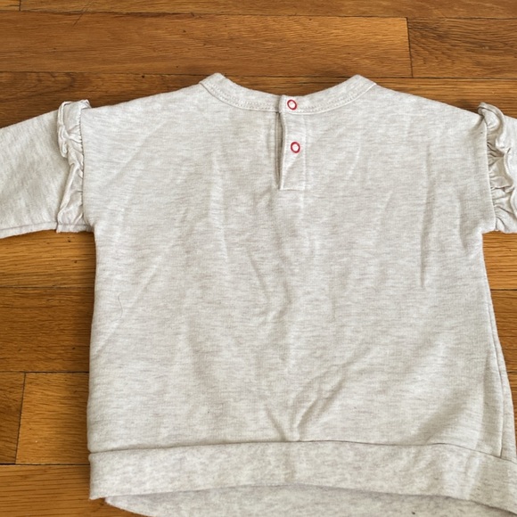 Bundle of sweatshirts for 18 M babygirl. Carter’s + Cat&Jack - Picture 7 of 8